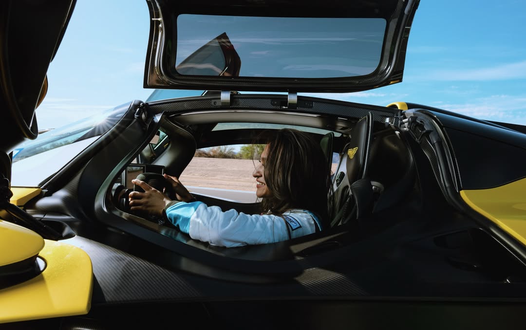 Behind the wheel